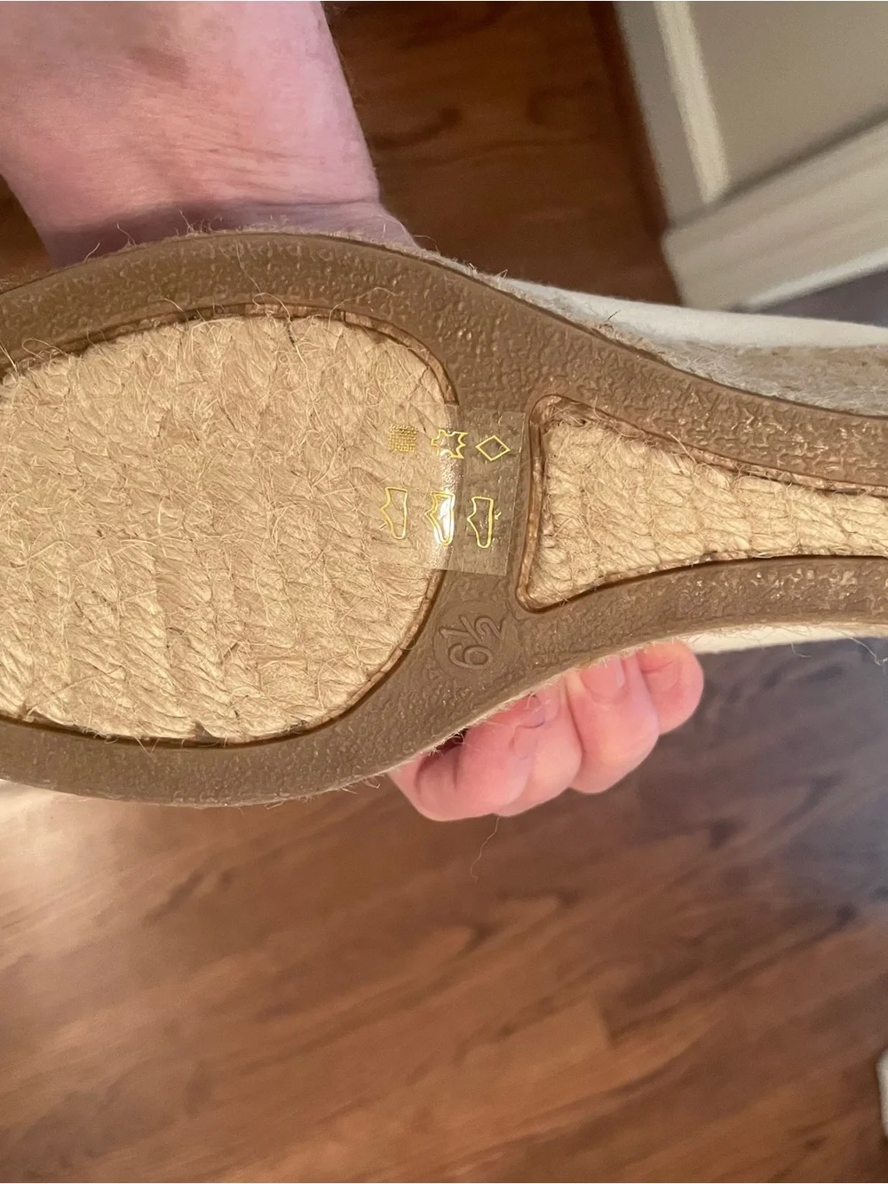 J.Crew Women's Cream Canvas Espadrille Wedges